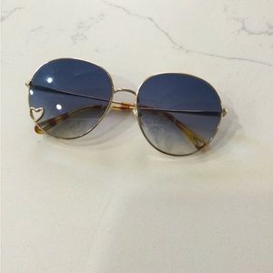 Chloe cut out heart sunglasses